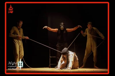 اجرای نمایش «عِندَ ما تَنتَهی تُسقُط» از خوزستان در جشنواره تئاتر بغداد