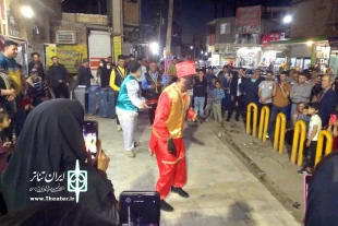 اجرای نمایش خیابانی «حاجی فیروز و عمو نوروز» در مسجدسلیمان 2