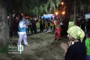 اجرای نمایش خیابانی «حاجی فیروز و عمو نوروز» در مسجدسلیمان 3