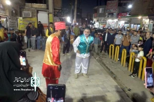 اجرای نمایش خیابانی «حاجی فیروز و عمو نوروز» در مسجدسلیمان 4