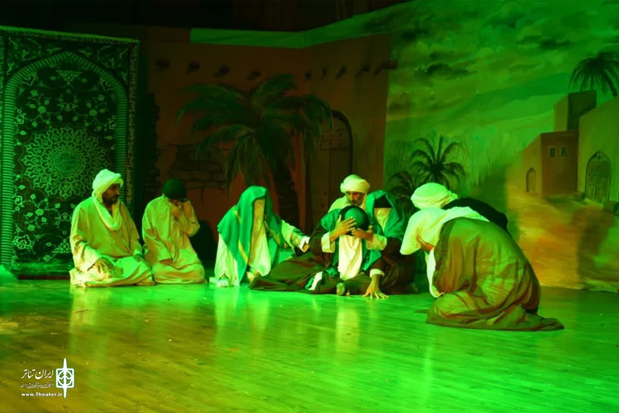 اجرای نمایش مذهبی «عروج در سحرگاه» در شوش 3