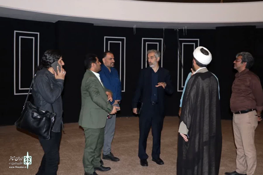بازدید معاون هنری وزارت فرهنگ و ارشاد اسلامی از پلاتوهای نیمه کاره و خانه هنرمندان اهواز 4