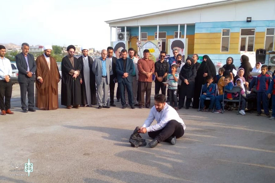 اجرای نمایش خیابانی «در تمنای زمان» در مسجدسلیمان 3