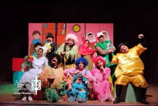 اجرای نمایش کودکانه «لولوی آوازه خوان» در آغاجاری 3
