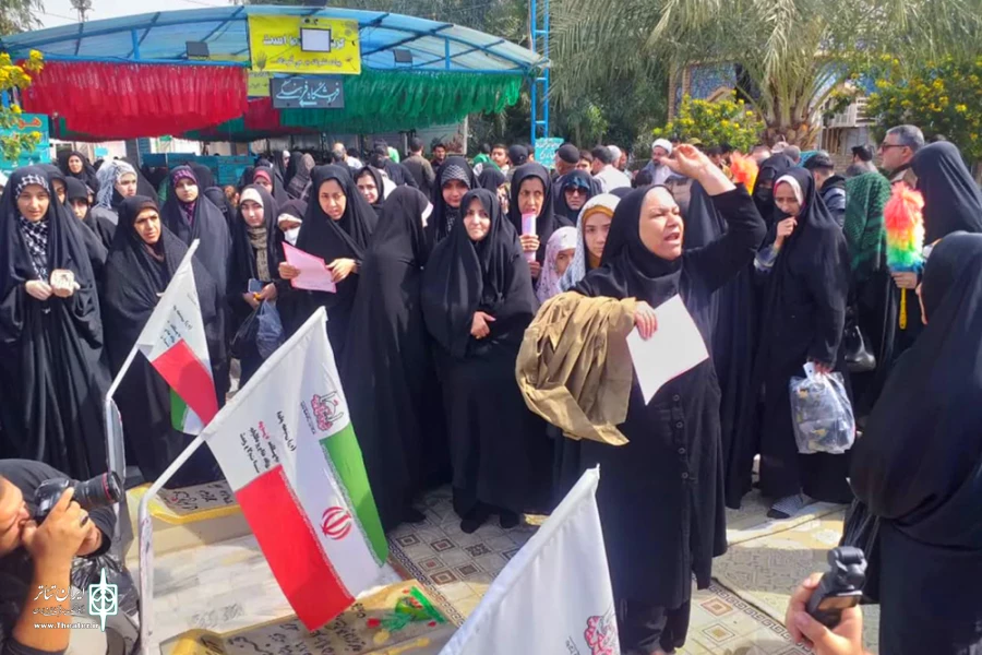استقبال مخاطبان از اجرای «گمگشته» در یادمان هویزه 2
