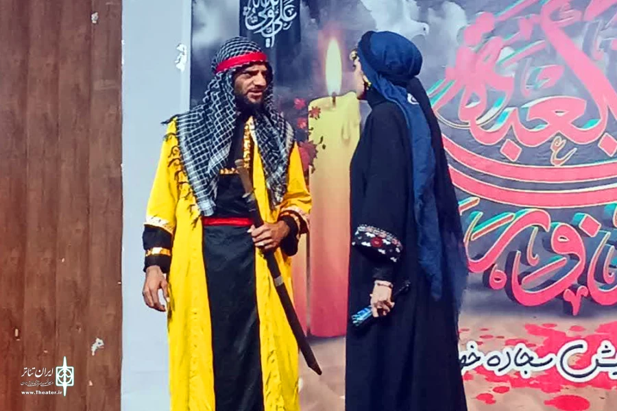 اجرای نمایش مذهبی «سجاده خونین» در ایذه 7