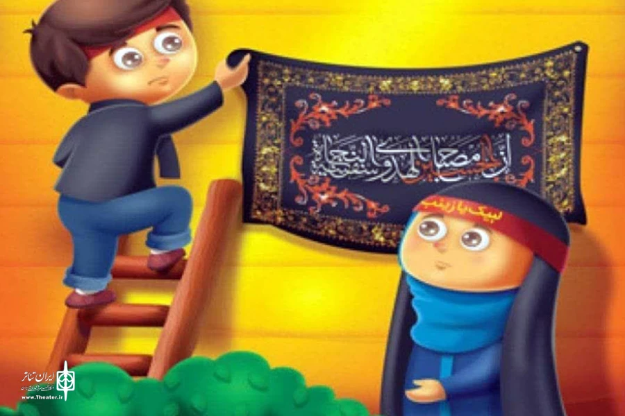اجرای پرده خوانی و نقالی عاشورایی در بین الحرمین اهواز 7