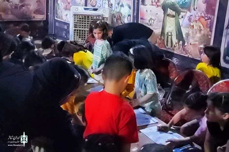 اجرای برنامه های نمایشی مذهبی در چهل موکب فولاد 4
