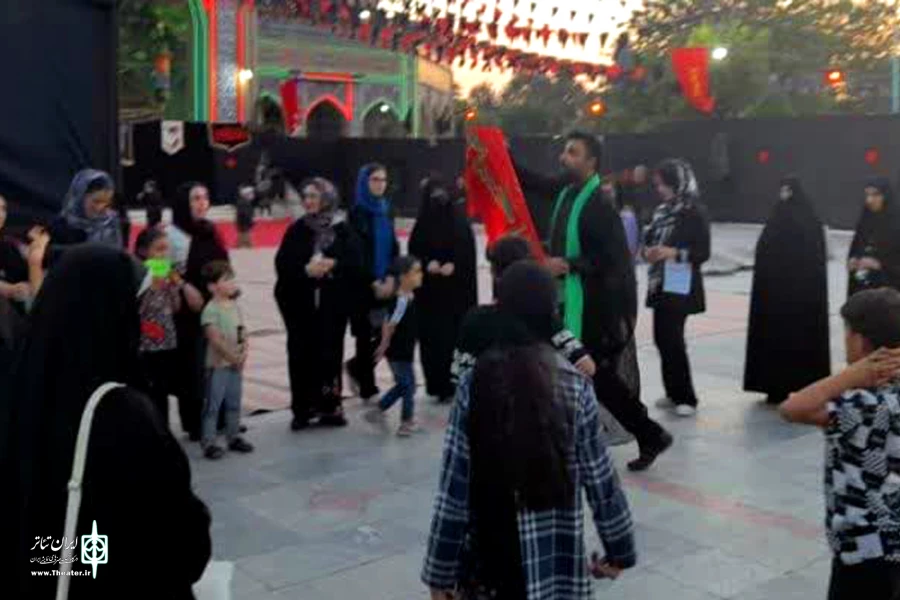 اجرای نمایش خیابانی «رهسپار خیمه ها» در اهواز 2