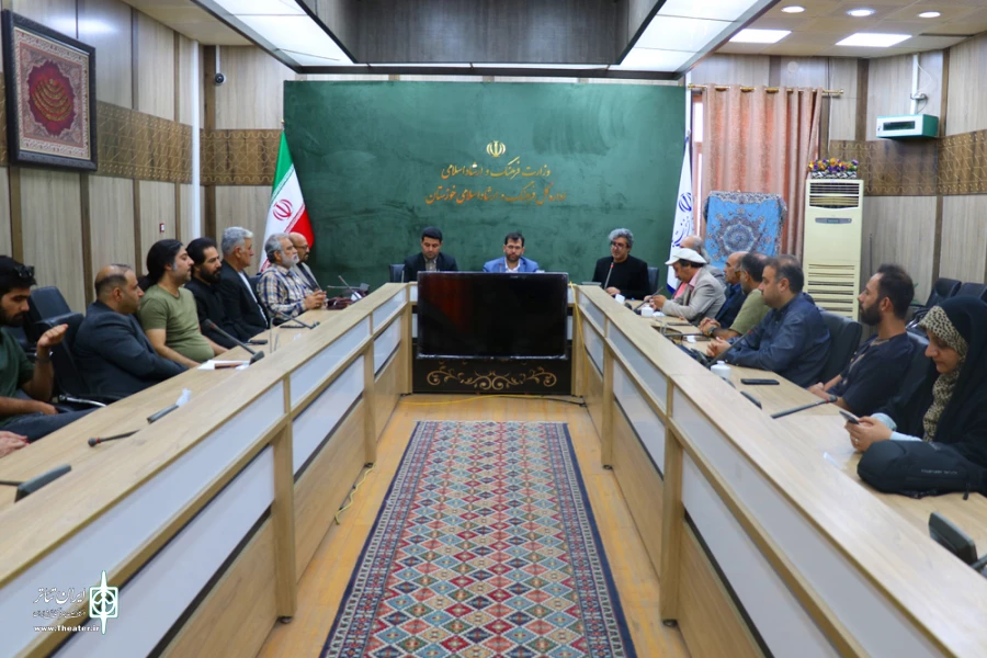 آئین رونمایی از پوستر سی و ششمین جشنواره تئاتر استان خوزستان 3