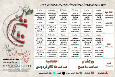 دبیر اجرایی بخش خیابانی جشنواره خبر داد؛

24 اجرای تئاتر خیابانی در باغملک