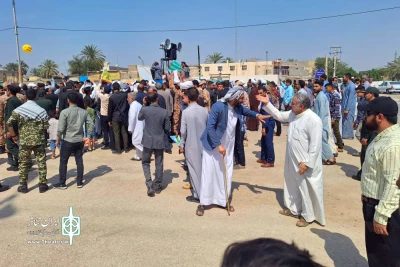 توسط هنرمندان تئاتر کارون انجام شد؛

همایش نمایش خیابانی «همدلانه در کنار شما» در راهپیمایی روز جهانی قدس