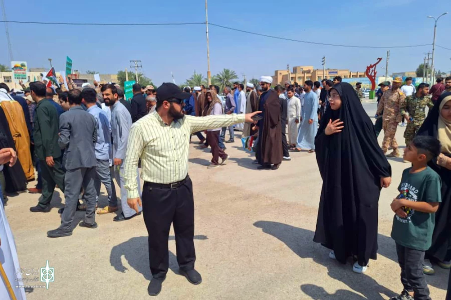 برگزاری همایش نمایش خیابانی «همدلانه در کنار شما» در راهپیمایی روز جهانی قدس در کارون 8