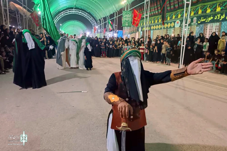 نمایش تعزیه عربی «ونات» در چذابه اجرا شد 2