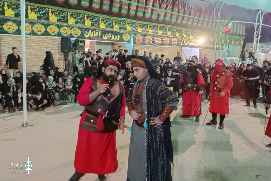 نمایش تعزیه عربی «ونات» در چذابه اجرا شد 3