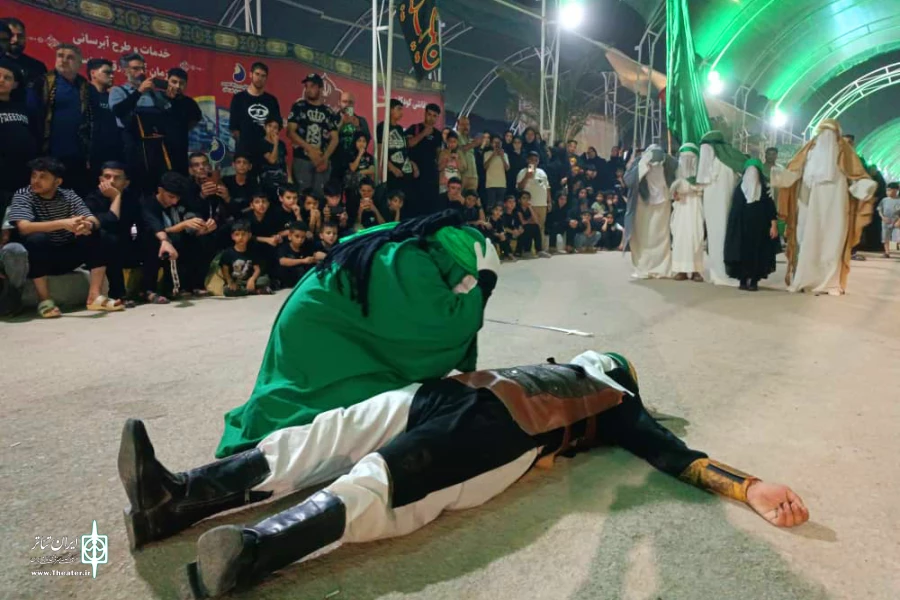 نمایش تعزیه عربی «ونات» در چذابه اجرا شد 5