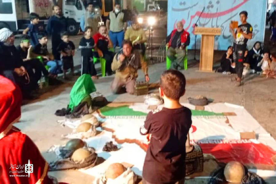 نمایش خیابانی «حرم ایران» در چذابه اجرا شد 2