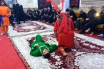 اجرای محالس شبیه خوانی عاشورائیان سلاسل شوشتر در کشور عراق 4