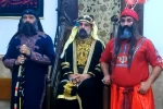 اجرای محالس شبیه خوانی عاشورائیان سلاسل شوشتر در کشور عراق 7