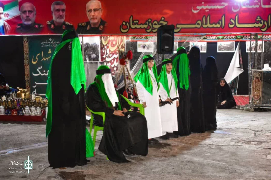 نمایش تعزیه «شهادت امام» در چذابه اجرا شد 2