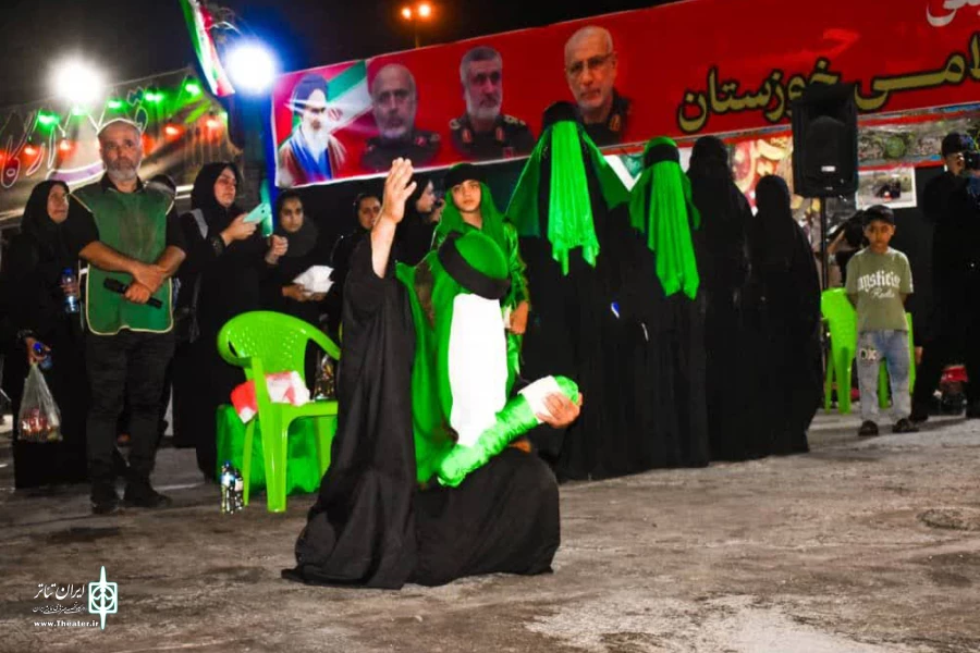 نمایش تعزیه «شهادت امام» در چذابه اجرا شد 3