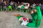 مجلس تعزیه «متوکل عباسی» در شلمچه و چذابه اجرا شد 4