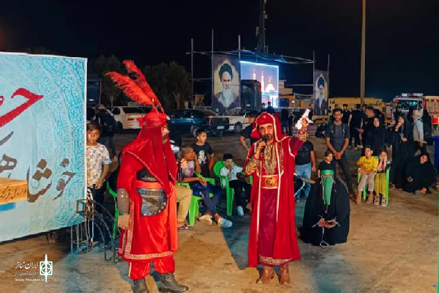اجرای مجلس تعزیه خوانی «امام حسین (ع)» در چذابه خوزستان 2